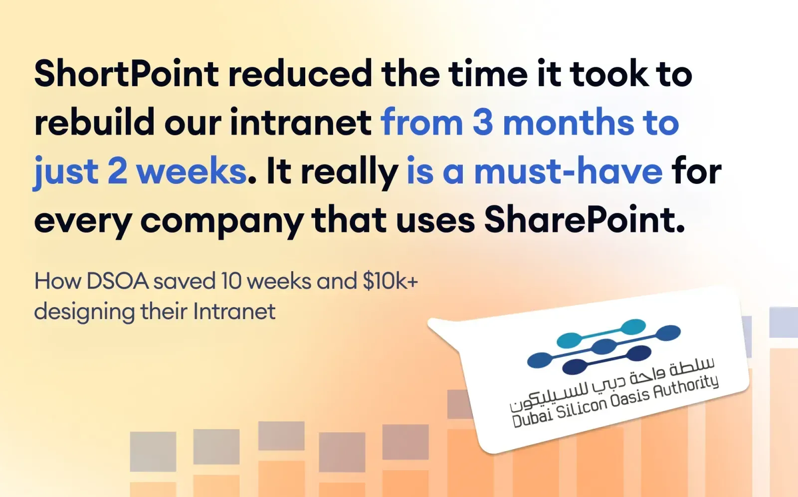 dsoa saved 10 weeks and $10,000 using shortpoint