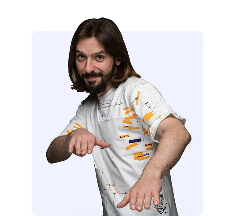 Dmitriy Voronov, but quirky