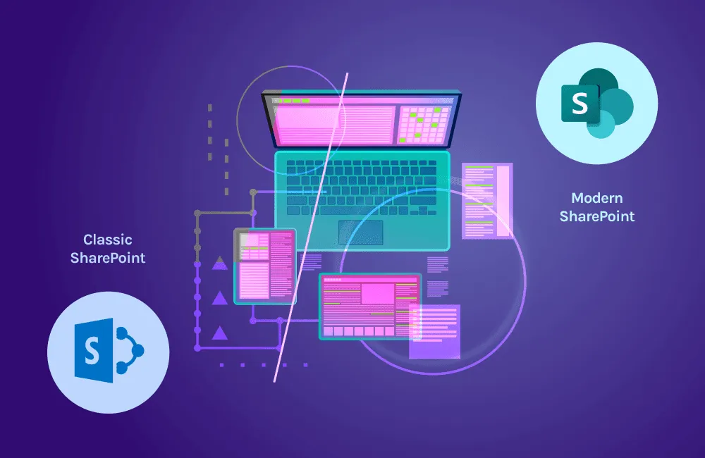classic and modern sharepoint