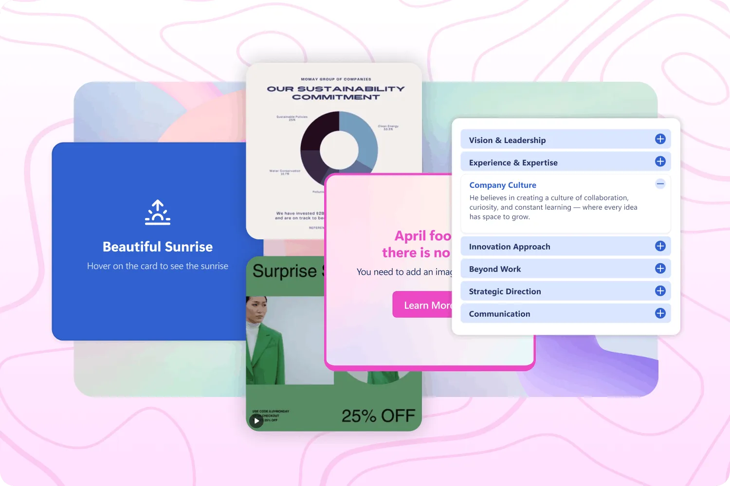 Interactive ShortPoint Design Elements