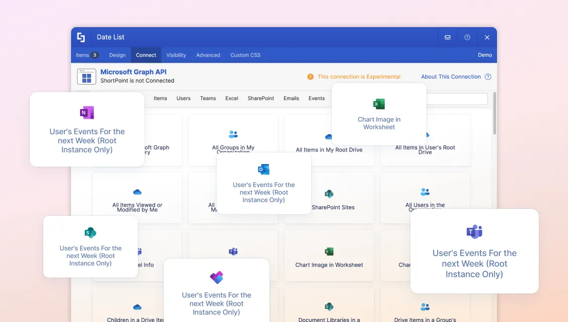 ShortPoint Microsoft Graph API Connection